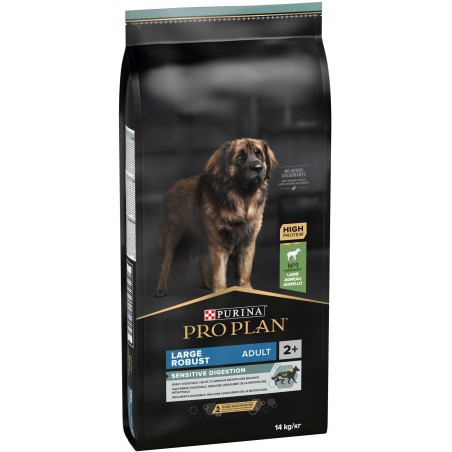 Adult Large Robust Senstive Digestion - Riche en agneau 14kg - Pro Plan à 79,90 € - Purina - 12377395 - Pro Plan