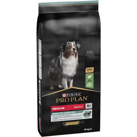 Adult Medium Sensitive Digestion - Riche en agneau 14kg - Pro Plan