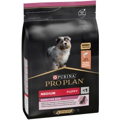 Puppy Medium Sensitive Skin - Riche en saumon 3kg - Pro Plan à 29,50 € - Purina - 12272213 - Pro Plan