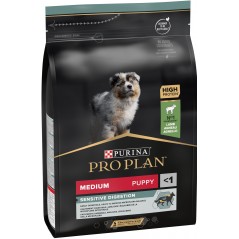 Puppy Medium Sensitive Digestion - Riche en agneau 3kg - Pro Plan à 29,50 € - Purina - 12278099 - Pro Plan