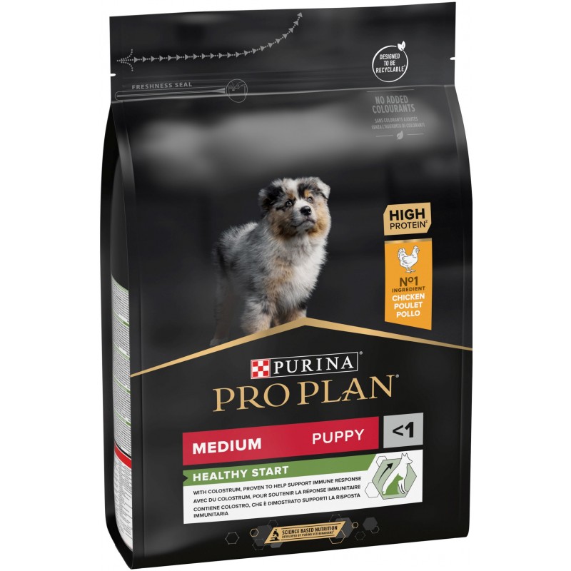 Puppy Medium Healthy Start - Riche en poulet 3kg - Pro Plan