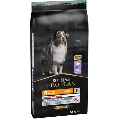 Adult Medium & Large Sensitive Digestion - Riche en Dinde 12kg - Pro Plan à 79,90 € - Purina - 12384759 - Pro Plan