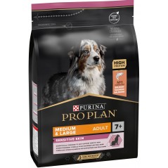 Adult 7+ Medium & Large Sensitive Skin - Riche en saumon 3kg - Pro Plan 12272683 Purina 29,50 € Ornibird