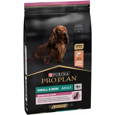 Adult Small & Mini Sensitive Skin - Riche en saumon 7kg - Pro Plan à 57,10 € - Purina - 12392233 - Pro Plan