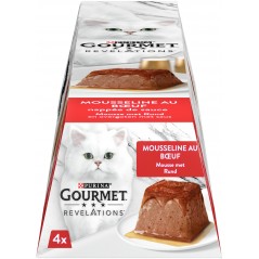 Révélations - Mousseline au boeuf 4x57g - Gourmet 12455064  4,20 € Ornibird