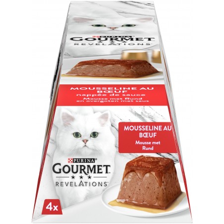 Révélations - Mousseline au boeuf 4x57g - Gourmet à 4,20 € -  - 12455064 - Accueil
