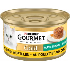 Gold - Les timbales Poulet 85gr - Gourmet à 1,05 € - Purina - 12334397 - Gourmet