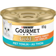 Gold - Les timbales Thon 85gr - Gourmet à 1,05 € - Purina - 12345821 - Gourmet