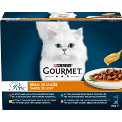 Perle - Régal de Sauces 12x85gr - Gourmet à 10,55 € - Purina - 12486803 - Gourmet