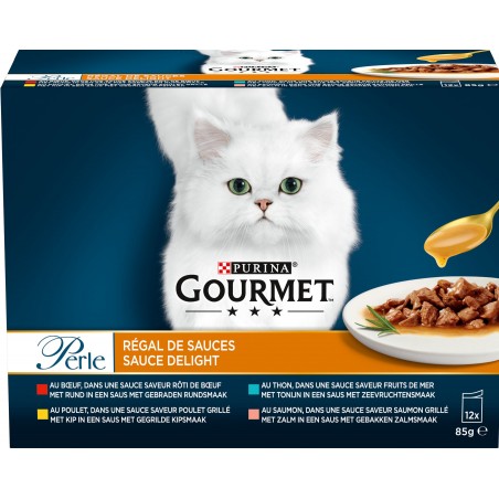 Perle - Régal de Sauces 12x85gr - Gourmet 12486803 Purina 10,55 € Ornibird