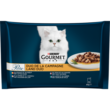 Perle - Duo de viandes 4x85gr - Gourmet 12487005 Purina 4,15 € Ornibird