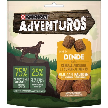 Adventuros - Riche en dinde avec céréale ancienne et super aliments 90gr - Purina à 3,15 € - Purina - 12422550 - Purina