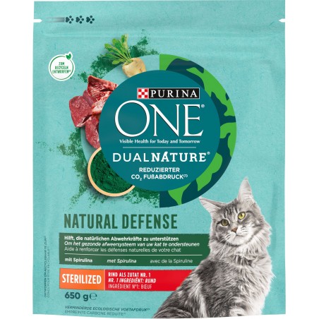 Dual Nature - Spécial chat stérilisé Au boeuf 650gr - One 12534758 Purina 6,25 € Ornibird