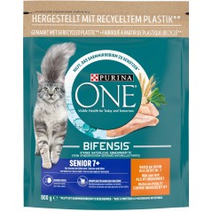 Bifensis Senior 7+ - Riche en poulet et aux céréales complètes 800gr - One à 7,40 € - Purina - 12297825 - One