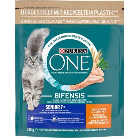 Bifensis Senior 7+ - Riche en poulet et aux céréales complètes 800gr - One 12297825 Purina 7,40 € Ornibird