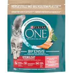 Bifensis Sterilcat - Riche en saumon et au blé 800gr - One 12505422 Purina 7,20 € Ornibird