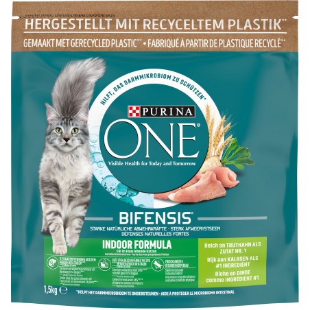 Bifensis Indoor - Riche en dinde et aux céréales complètes 1,5kg - One à 13,00 € - Purina - 12519315 - One