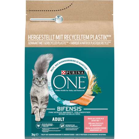 Bifensis Adult - Riche en saumon et aux céréales complètes 3kg - One à 23,45 € - Purina - 12297865 - One