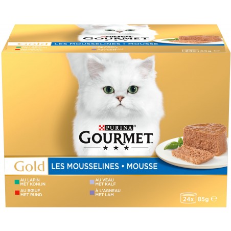 Gold - Les mousselines 24x85gr - Gourmet