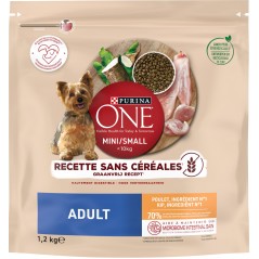 Adult Mini/Small Au poulet 1,2kg - One à 9,00 € - Purina - 12540197 - One