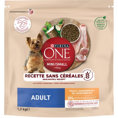 Adult Mini/Small Au poulet 1,2kg - One à 9,00 € - Purina - 12540197 - One