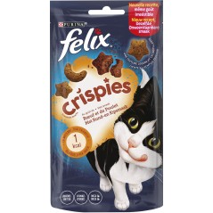 Crispies - Au goût de boeuf et de poulet 45gr - Felix à 2,10 € - Purina - 12427087 - Felix