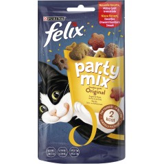 Party Mix - Original Mix Au goût poulet, de foie et de dinde 60gr - Felix à 2,10 € - Purina - 12371171 - Felix