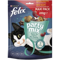 Party Mix - Saveur Océan Au goût de saumon, de colin et de truite 200gr - Felix à 5,19 € - Purina - 12582546 - Felix