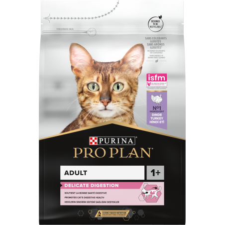 Adult Delicate digestion - Riche en dinde 3kg - Pro Plan à 40,05 € - Purina - 12371124 - Pro Plan