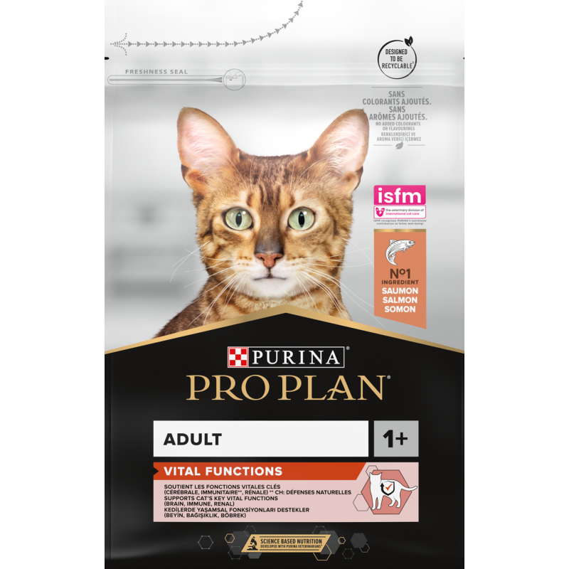 Adult Vital Functions - Riche en saumon et en riz 3kg - Pro Plan