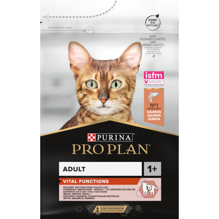 Adult Vital Functions - Riche en saumon et en riz 3kg - Pro Plan à 35,60 € - Purina - 12539027 - Pro Plan