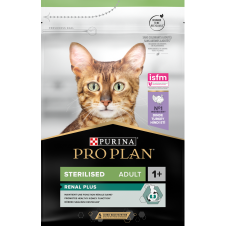 Adult Sterilised Renal Plus - Riche en dinde 3kg - Pro Plan 12524316 Purina 38,15 € Ornibird