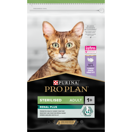 Adult Sterilised Renal Plus - Riche en dinde 10kg - Pro Plan 12524323 Purina 87,90 € Ornibird