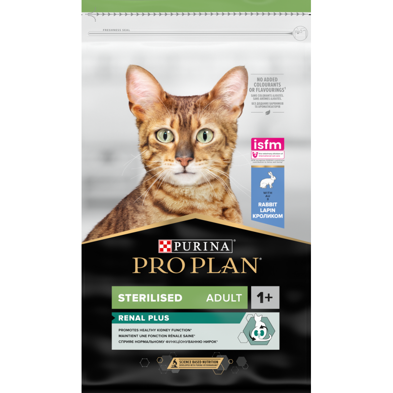 Adult Sterilised Renal Plus - Riche en lapin 10kg - Pro Plan