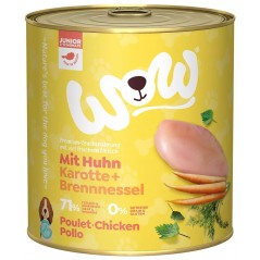 Chiots Poulet avec carottes et à l'ortie 800gr - WOW à 4,99 € - WOW - WOWj00800ch - WOW