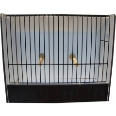 Cage exposition perruches noir en PVC à 42,95 € - Ost-Belgium - 87212311 - Cages pour expositions