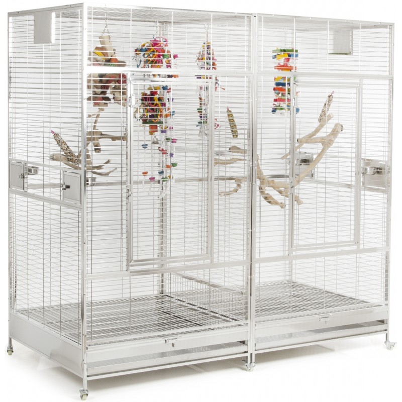 Cage Perroquet en INOX Arkansas II - Montana - Wagner