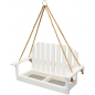 Mangeoire Banc blanc 38x19,5x21cm 17355 Kinlys 22,95 € Ornibird