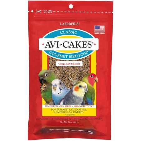 Avi-Cakes Classic Cockatiel 227gr - Lafeber's à 11,95 € - Lafeber's - LF36010 - Lafeber's