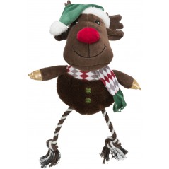 Xmas Jouet Noël Renne 49cm - Trixe à 9,95 € - Trixie - 92578 - Jouets en peluche