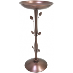 Fontaine sur pied en métal avec 6 feuilles, 80cm à 39,95 € - Kinlys - 17201 - Abris & Mangeoires