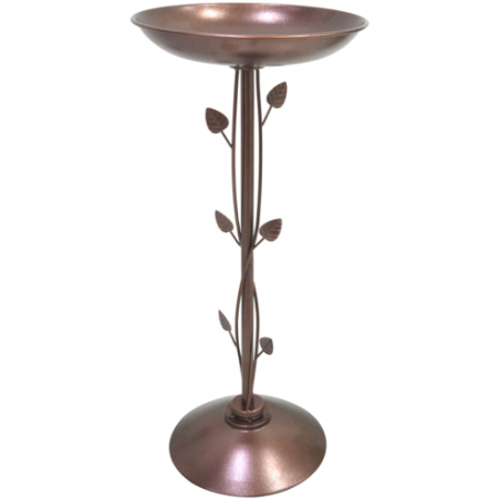 Fontaine sur pied en métal avec 6 feuilles, 80cm à 39,95 € - Kinlys - 17201 - Abris & Mangeoires