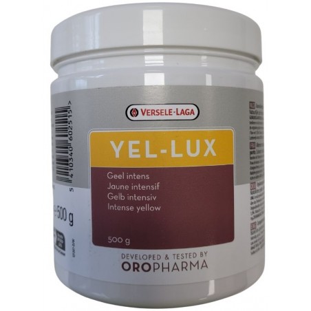 Oropharma Yel-Lux 500gr - Colorant jaune naturel à base de luteïne - oiseaux à 24,75 € - Versele-Laga - Oropharma - 460251 - ...