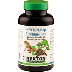 Nekton-Rep-Calcium-Pur+ 120gr - Convient aux reptiles et aux amphibiens - Nekton à 9,95 € - Nekton - 228330 - Autres Animaux