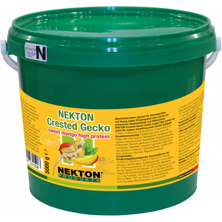 Nekton Crested Gecko mangue 5kg - Aliment complet sucrée hyperprotéiné - Nekton à 219,50 € - Nekton - 2315000 - Vitamines et ...