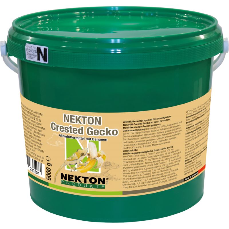 Nekton-Crested-Gecko 5kg - Aliment Complet Saveur Banane - Nekton