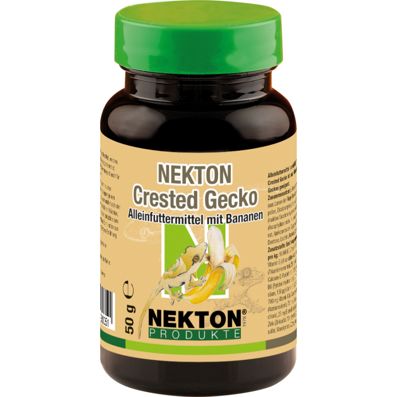 Nekton-Crested-Gecko 50gr - Aliment Complet Saveur Banane - Nekton