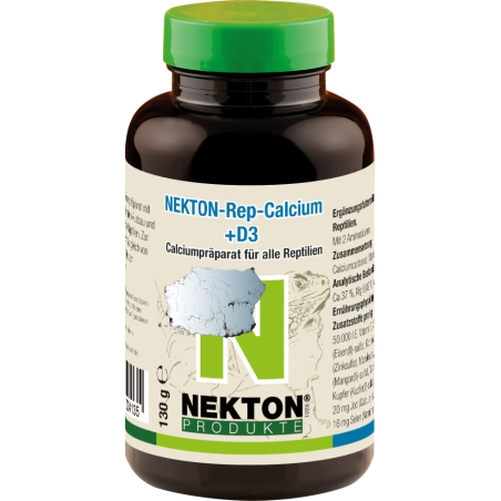 Nekton-Rep-Calcium+D3 130gr - Préparation à base de calcium extrêmement efficace - Nekton à 10,95 € - Nekton - 224130 - Vitam...