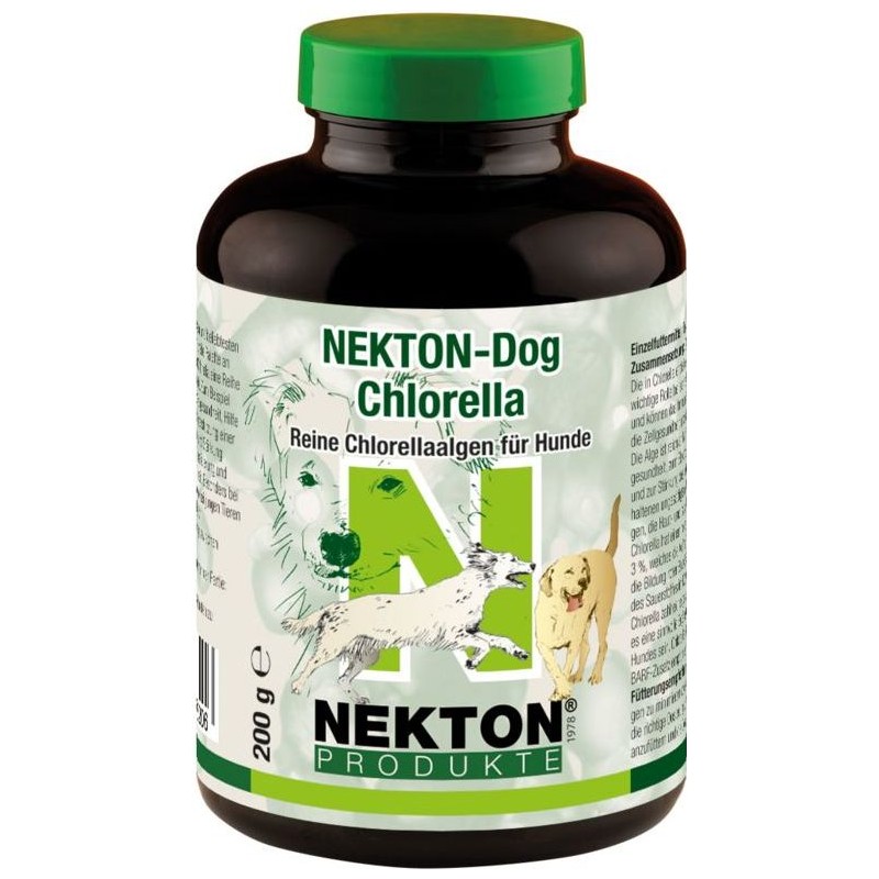 NEKTON Chien Chlorelle 200gr - Algues chlorelles pures pour chiens - Nekton