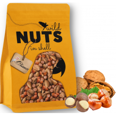 Wild Nuts avec coque 1kg - Your Parrot à 16,00 € - Your Parrot - 217300 - Perroquets